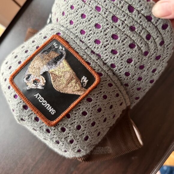Goorin Bros Trucker Baseball Snapback Hat Ferret Snuggly Cuddle Puddle Limited - Picture 8 of 8